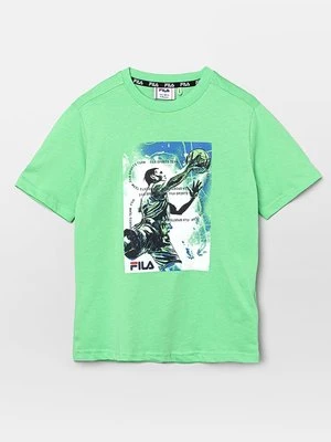 T-shirt z nadrukiem Fila
