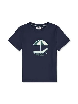 T-shirt z nadrukiem Fila