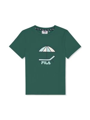 T-shirt z nadrukiem Fila