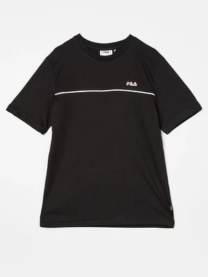T-shirt z nadrukiem Fila czarny