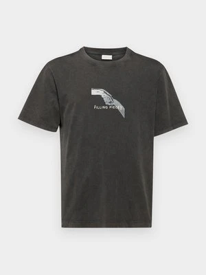 T-shirt z nadrukiem Filling Pieces czarny