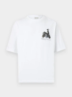 T-shirt z nadrukiem Filling Pieces biały