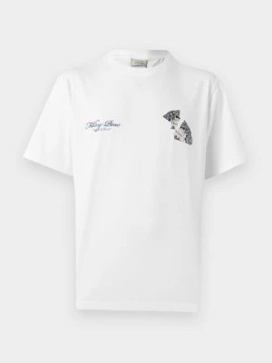 T-shirt z nadrukiem Filling Pieces biały