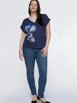 T-shirt z nadrukiem Fiorella Rubino