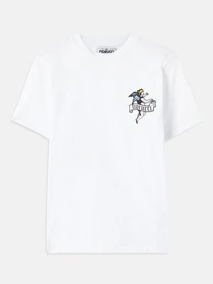T-shirt z nadrukiem Fiorucci biały