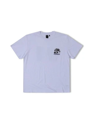 T-shirt z nadrukiem Former biały