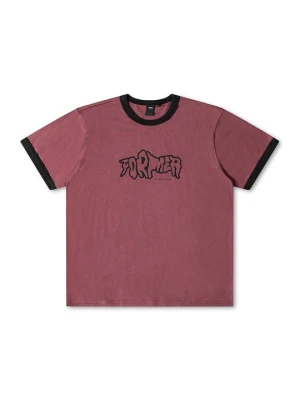 T-shirt z nadrukiem Former ciemnoczerwony