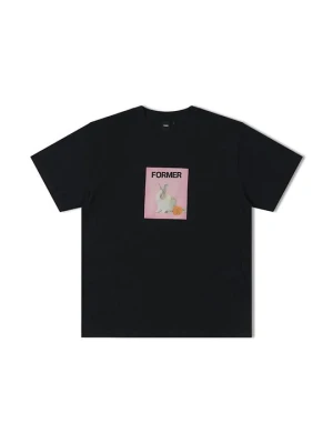 T-shirt z nadrukiem Former czarny