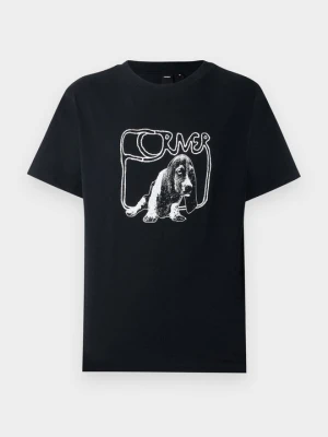 T-shirt z nadrukiem Former czarny