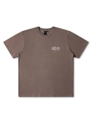T-shirt z nadrukiem Former taupe
