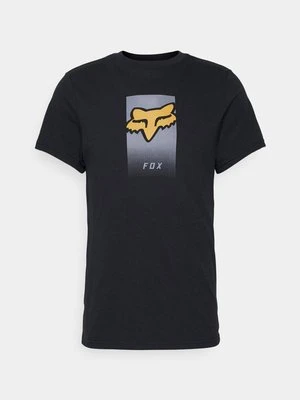 T-shirt z nadrukiem Fox Racing czarny