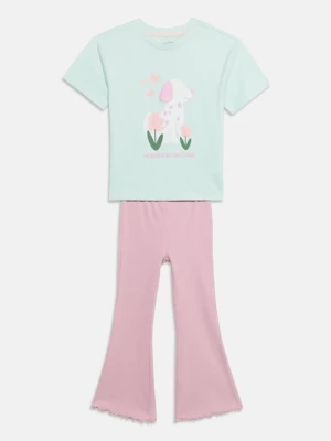 T-shirt z nadrukiem Friboo By Zalando jasnozielony