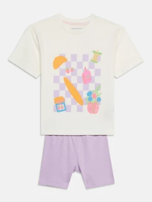 T-shirt z nadrukiem Friboo By Zalando mleczny
