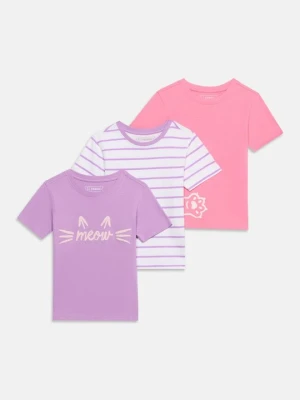 T-shirt z nadrukiem Friboo By Zalando różowy