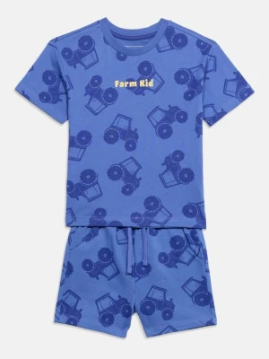 T-shirt z nadrukiem Friboo By Zalando szafirowy