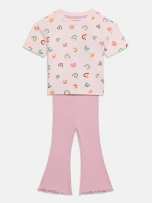 T-shirt z nadrukiem Friboo By Zalando jasnoróżowy
