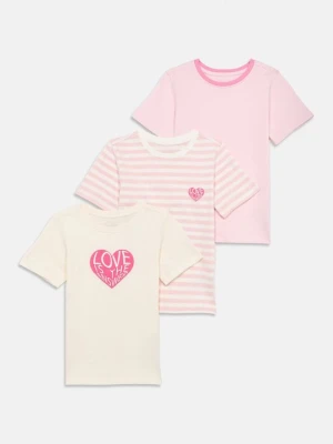 T-shirt z nadrukiem Friboo By Zalando różowy