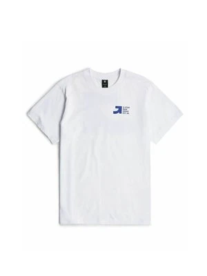 Zdjęcie produktu T-shirt z nadrukiem G-Star biały