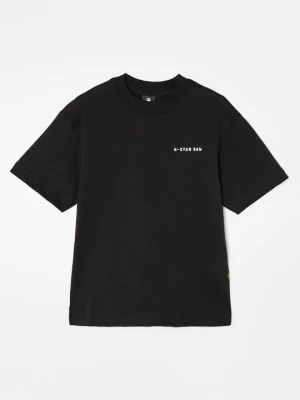 T-shirt z nadrukiem G-Star czarny