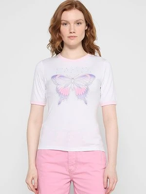 T-shirt z nadrukiem Ganni