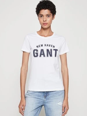 T-shirt z nadrukiem Gant