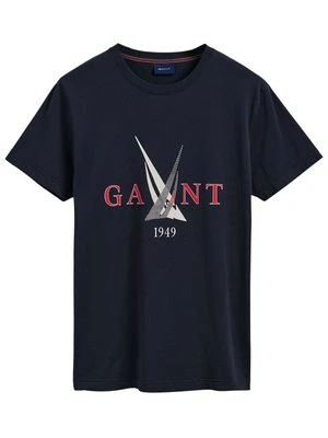 T-shirt z nadrukiem Gant