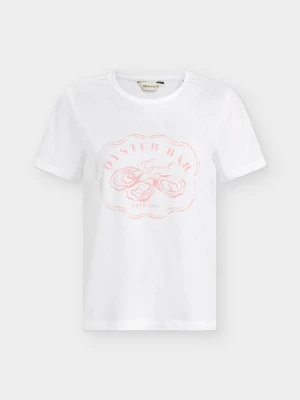 T-shirt z nadrukiem Gant