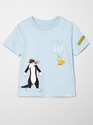 T-shirt z nadrukiem GAP
