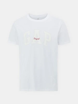 T-shirt z nadrukiem GAP biały