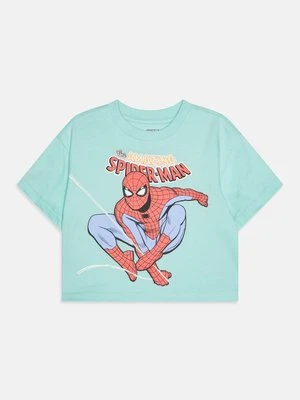 T-shirt z nadrukiem GAP turkusowy