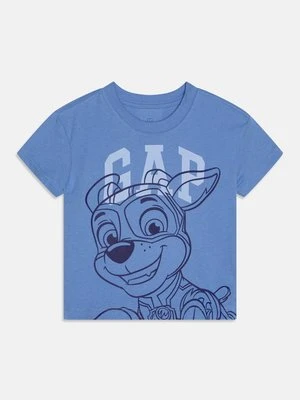 T-shirt z nadrukiem GAP niebieski
