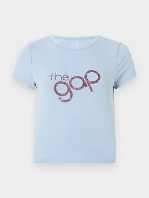 T-shirt z nadrukiem GAP niebieski