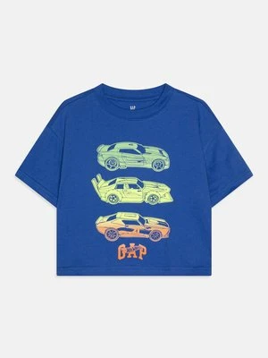 T-shirt z nadrukiem GAP niebieski