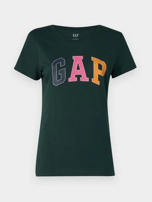 T-shirt z nadrukiem GAP zielony