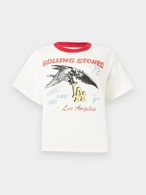 T-shirt z nadrukiem GAP mleczny