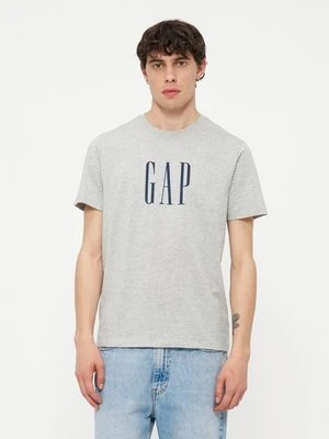 T-shirt z nadrukiem GAP szary