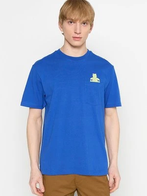 T-shirt z nadrukiem GAP granatowy