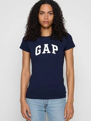 T-shirt z nadrukiem GAP granatowy