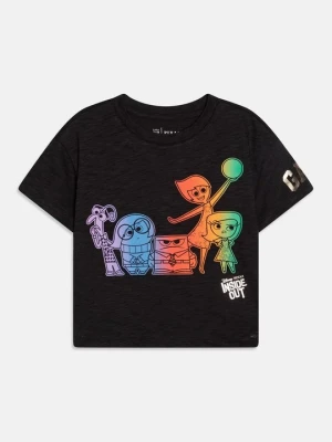 T-shirt z nadrukiem GAP czarny