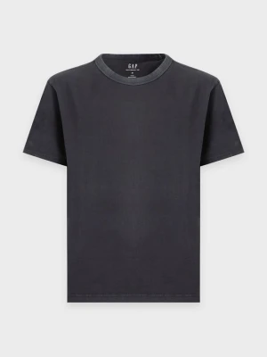 T-shirt z nadrukiem GAP czarny