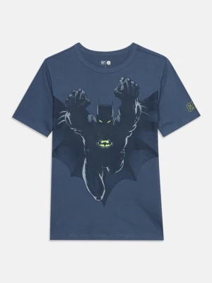 T-shirt z nadrukiem GAP granatowy