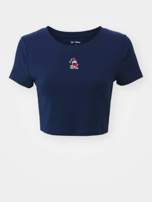 T-shirt z nadrukiem GAP granatowy