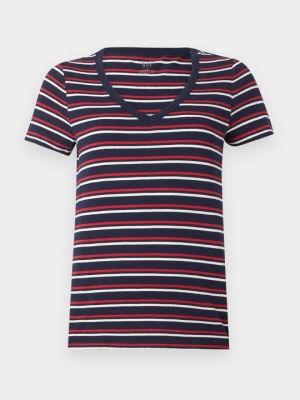 T-shirt z nadrukiem GAP granatowy