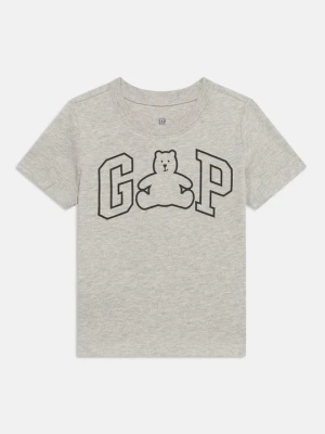 T-shirt z nadrukiem GAP jasnoszary
