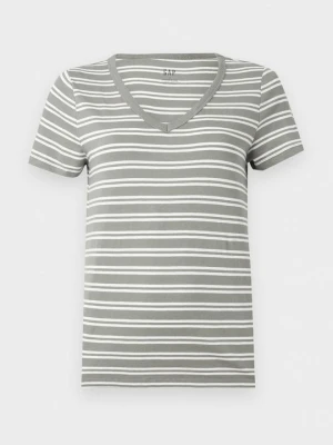 T-shirt z nadrukiem GAP khaki