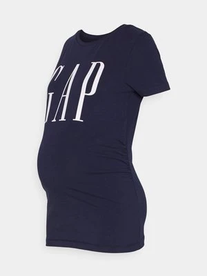 T-shirt z nadrukiem GAP granatowy