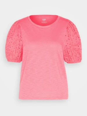 T-shirt z nadrukiem GAP morelowy
