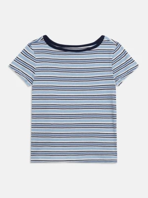T-shirt z nadrukiem GAP niebieski