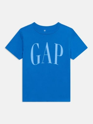 T-shirt z nadrukiem GAP niebieski