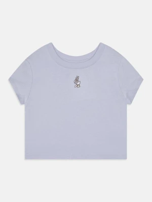 T-shirt z nadrukiem GAP niebieski